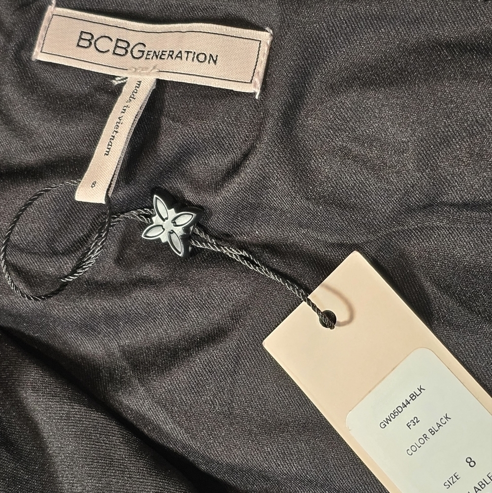 BCBGeneration Women's Metallic Ruched Bodycon Dress Size 8 (M) NWT - Picture 14 of 15